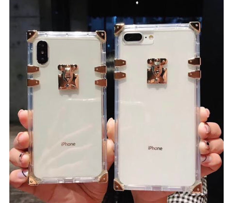 Clear TPU phone case for IPhone - The Glitzy Shop