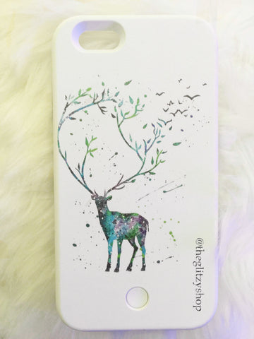 "Fantasy Deer" LED Selfie Case-CLEARANCE - The Glitzy Shop