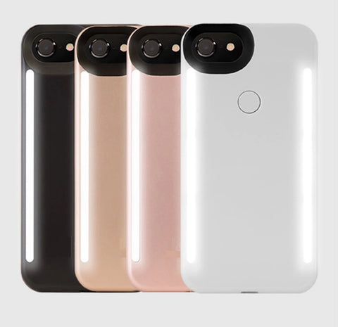 Glitzy Light Up Selfie Case 2-Clearance - The Glitzy Shop