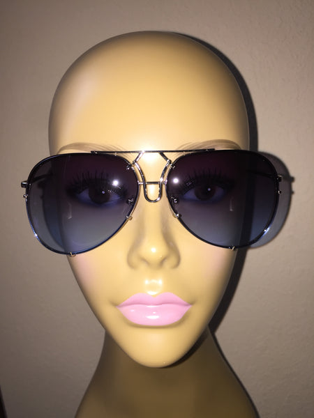 "Almost Famous" Aviators Blue - The Glitzy Shop