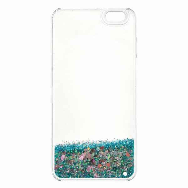 Blue falling stars liquid case-Iphone & Samsung - The Glitzy Shop