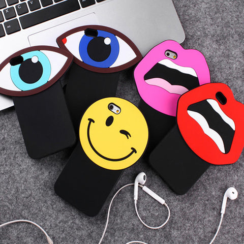 3D Emoji silicone Iphone case - The Glitzy Shop
