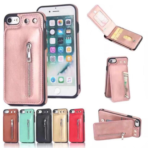 Slim flip wallet case for IPhone - The Glitzy Shop