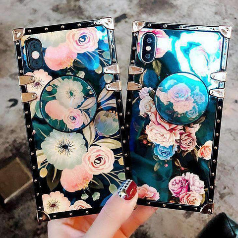 Garden trunk case with matching holder - The Glitzy Shop